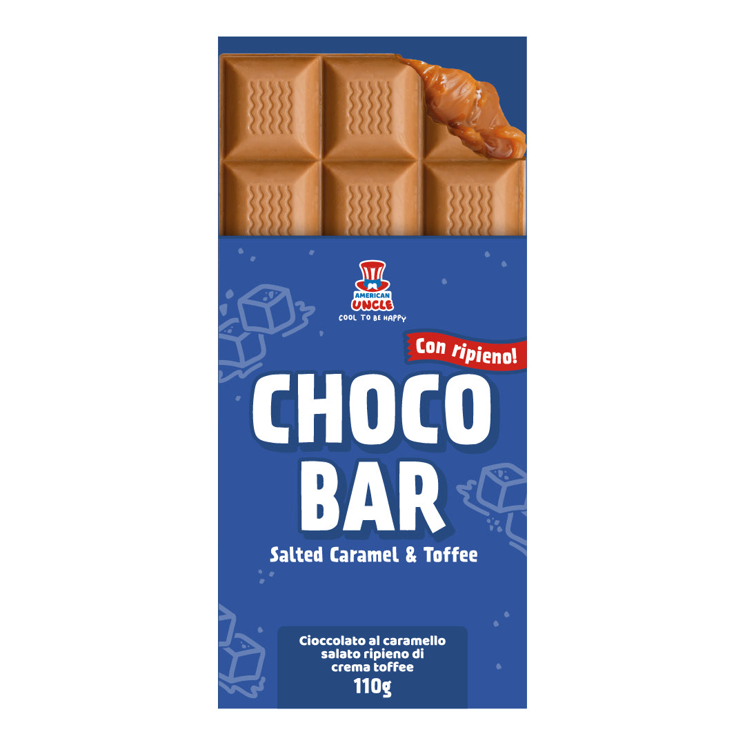 Choco Bar Creamy Toffee filled, čokolada s karamelom punjena kremom od toffeeja od 110g 