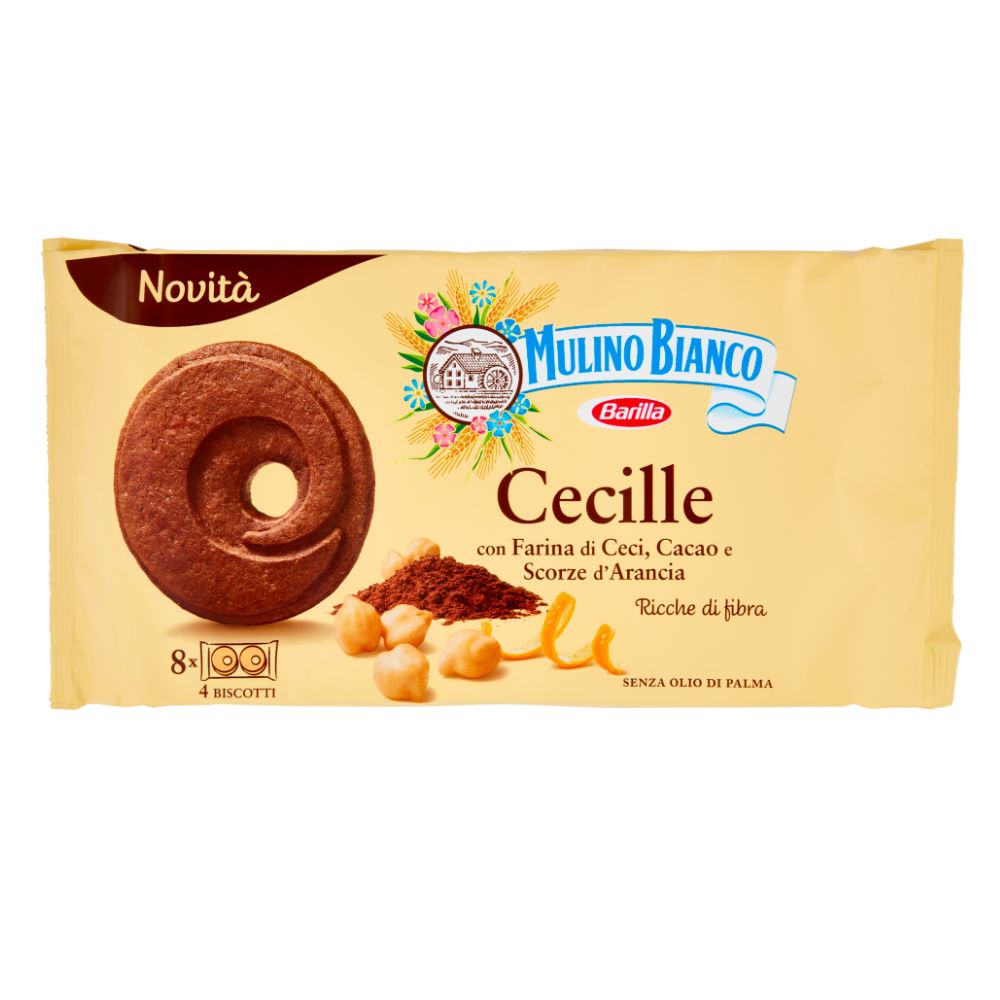 Cecille Mulino Bianco, keksi s brašnom od slanutka i kakaom od 220g 