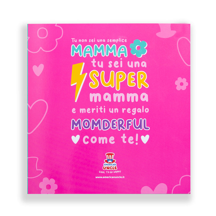 Poklon za mamu Box, poklon kutija za mamu s kolačićima raznih okusa, kremom od slane karamele i šalicom Momderful 