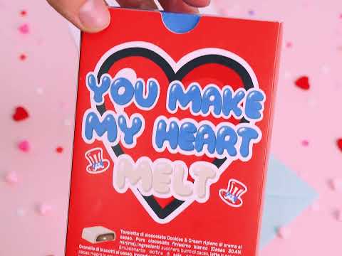 XL Cocoa filled Choco Love Bar, čokolada Cookies & Cream punjena kakaovom kremom od 500g 