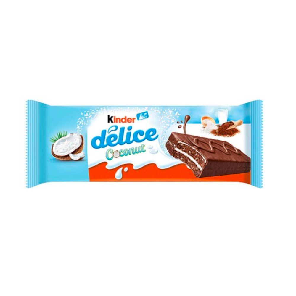 Kinder Delice Coconut, čokoladni i kokosov zalogaj od 37g 