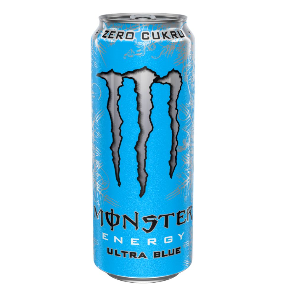 Monster Blue, energy drink s okusom maline od 500ml | OŠTEĆENO 