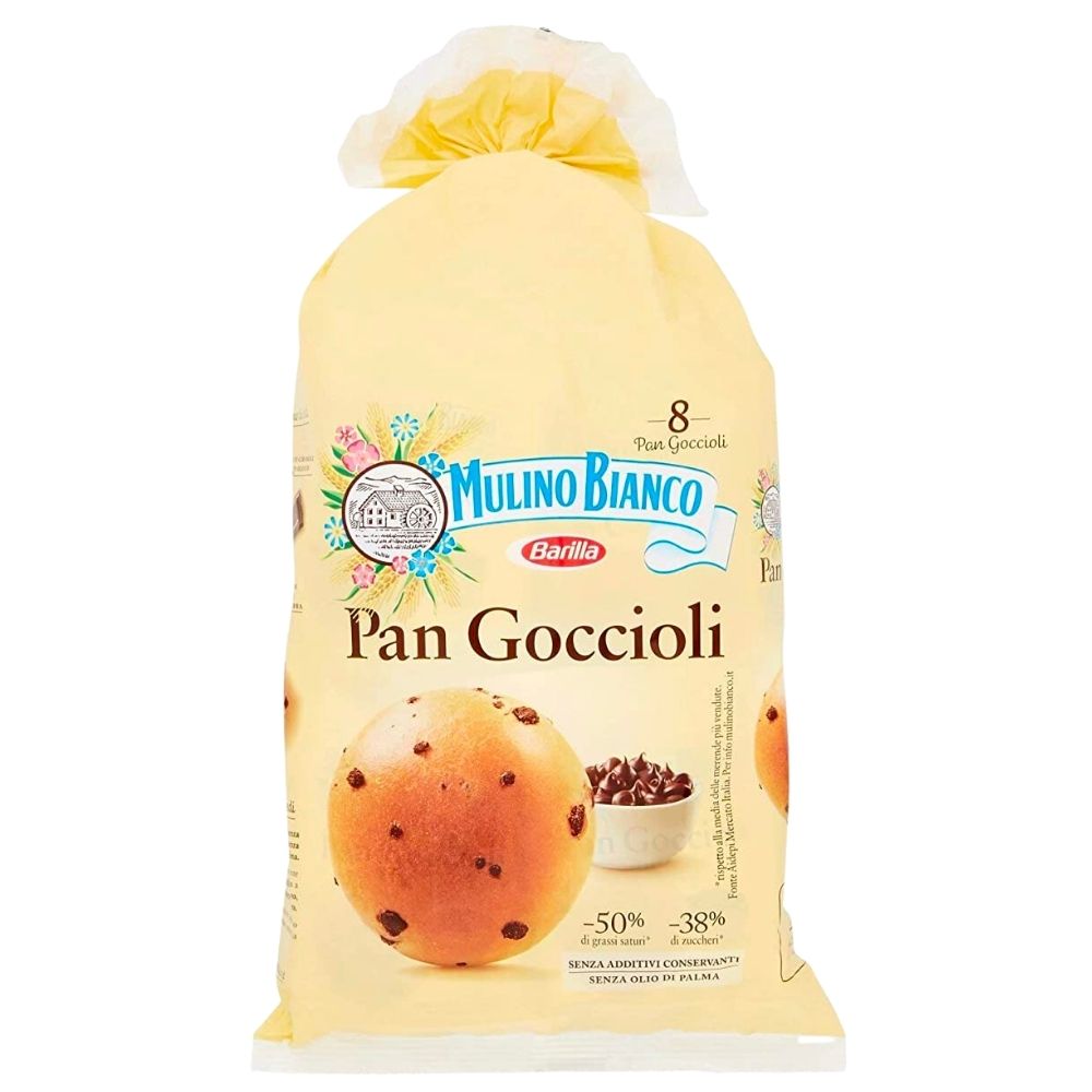Pan Goccioli Mulino Bianco, užina s čokoladnim kapljicama od 336g 