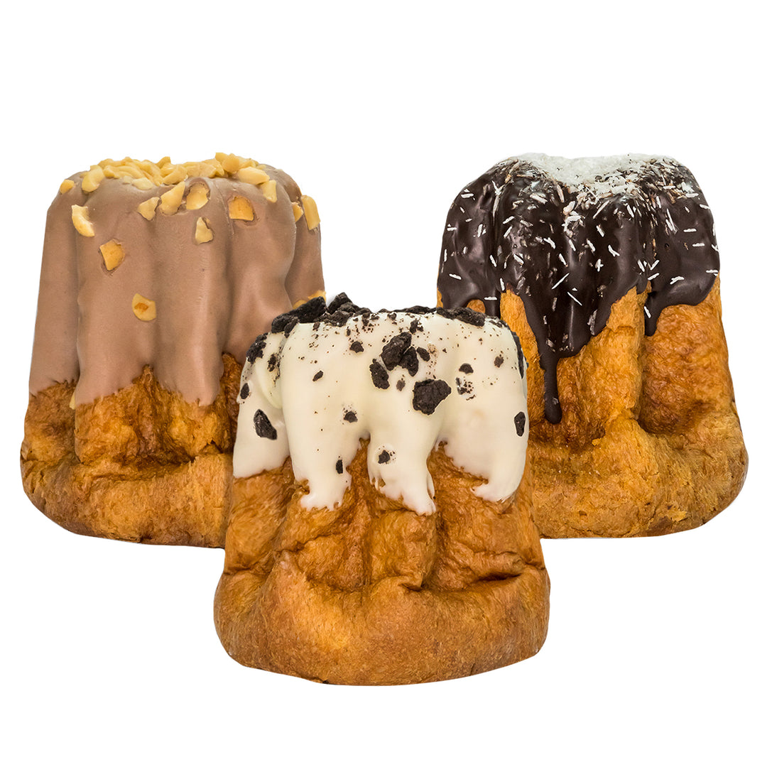 3 pandora artizanalna od 200g Dark Choco & Coconut + Salted Caramel & Choco Peanuts + Cookies & Cream 