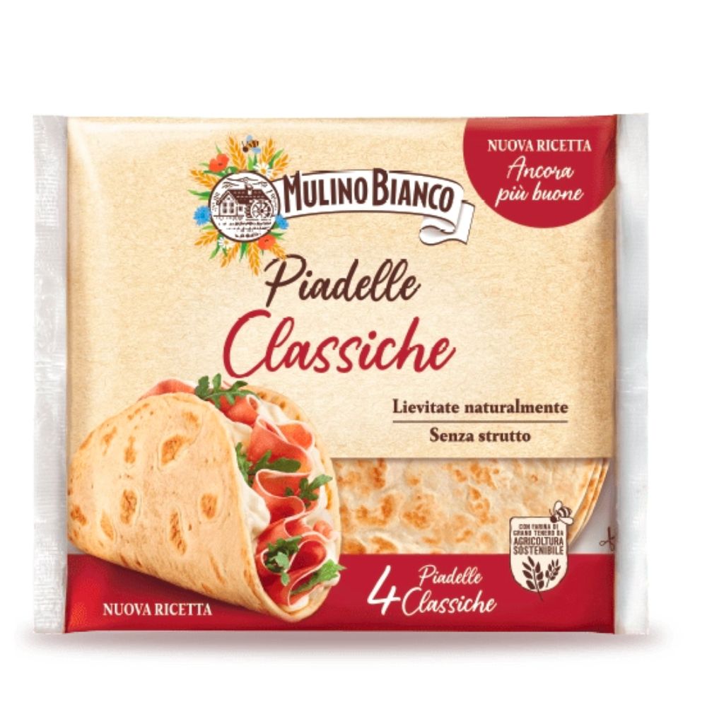 Piadelle Mulino Bianco, 4 piadine od 75g 