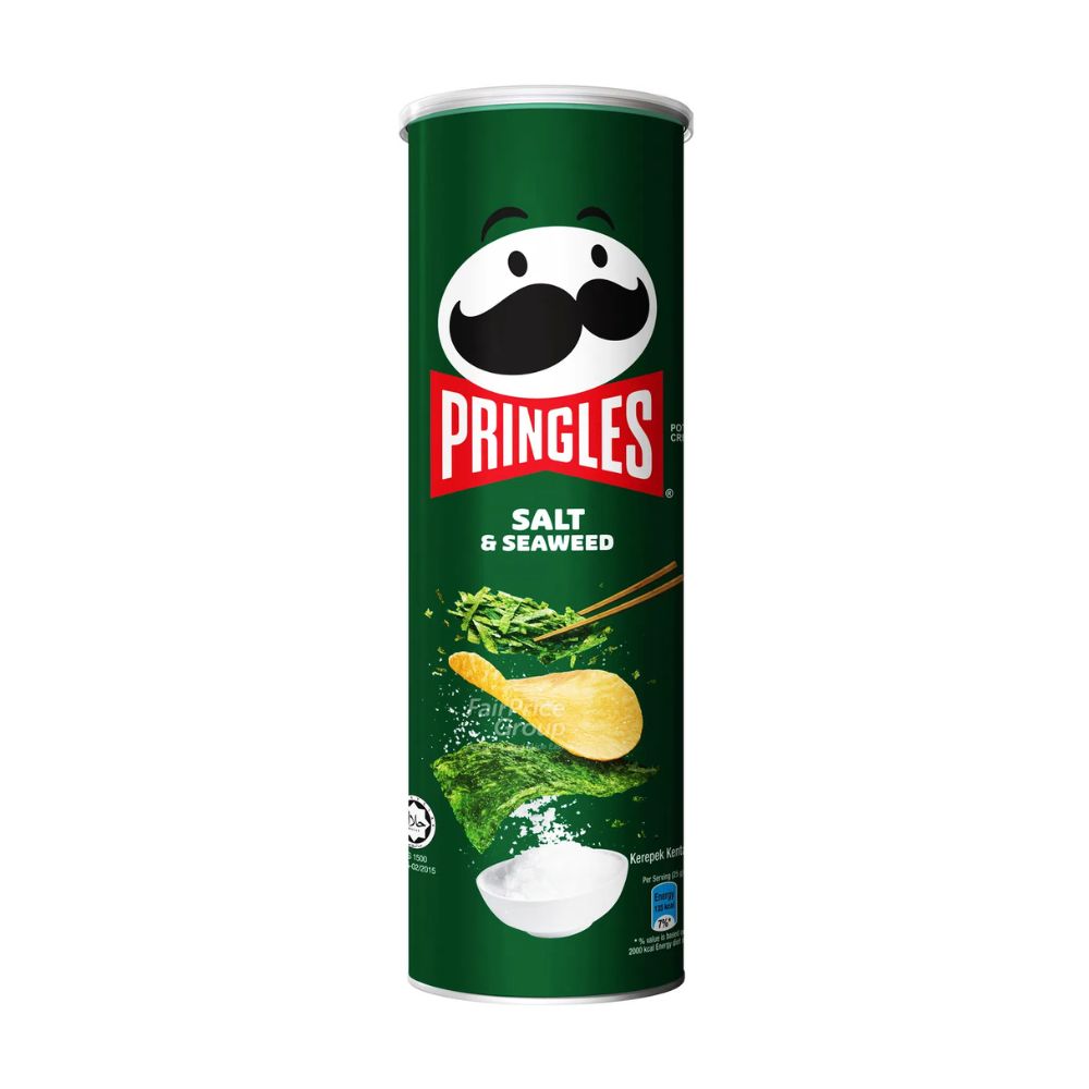 Pringles Seaweed, čips od nori algi od 147g 