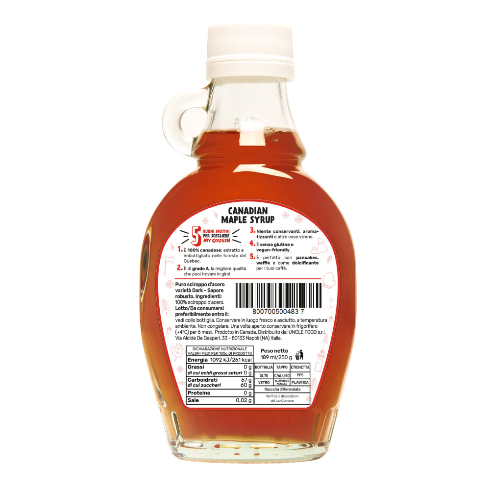 My Cousin, sirup od javora stupanj A (tamni robusni okus) od 189ml 
