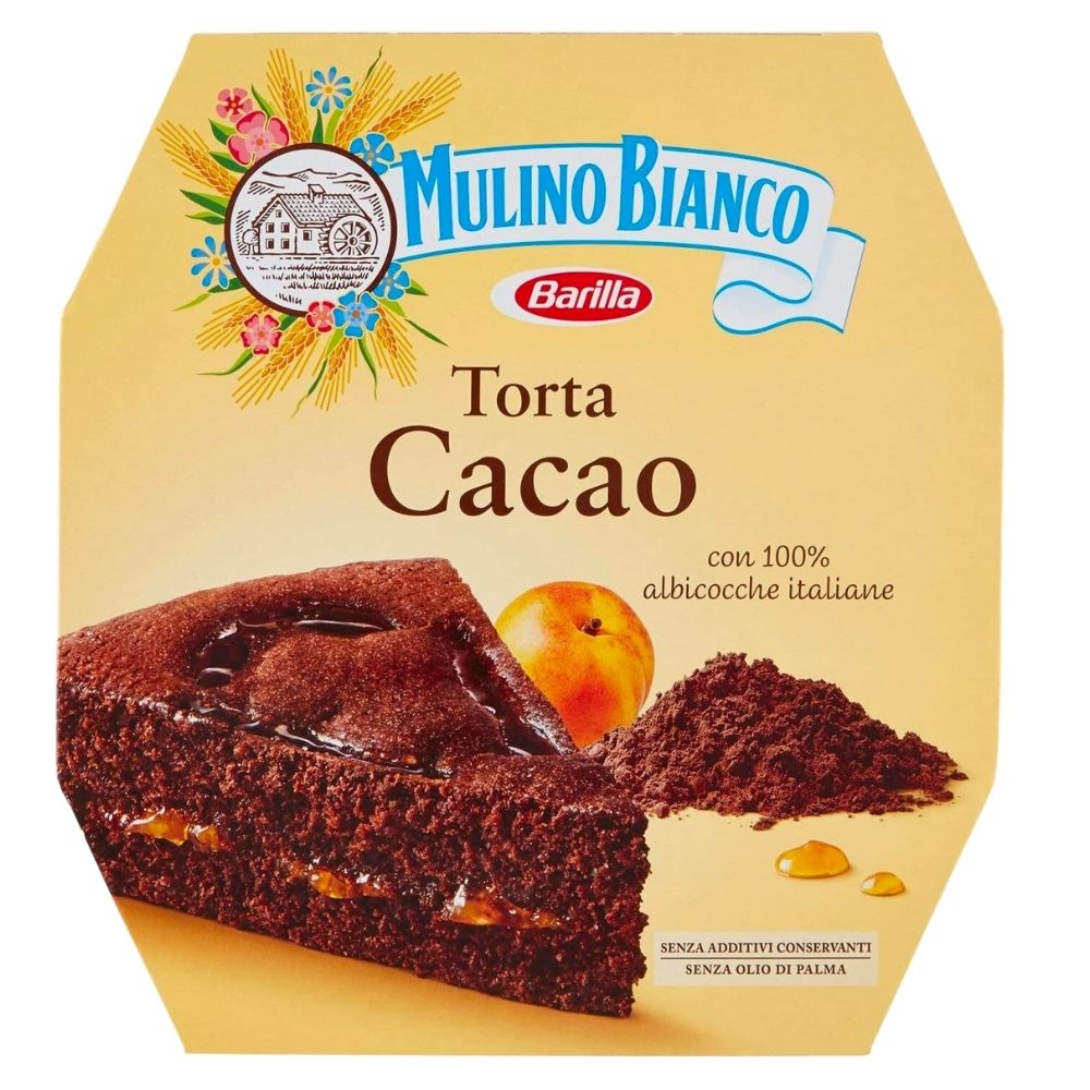 Torta Cacao Mulino Bianco, torta od kakaa s nadjevom od marelica od 590g 