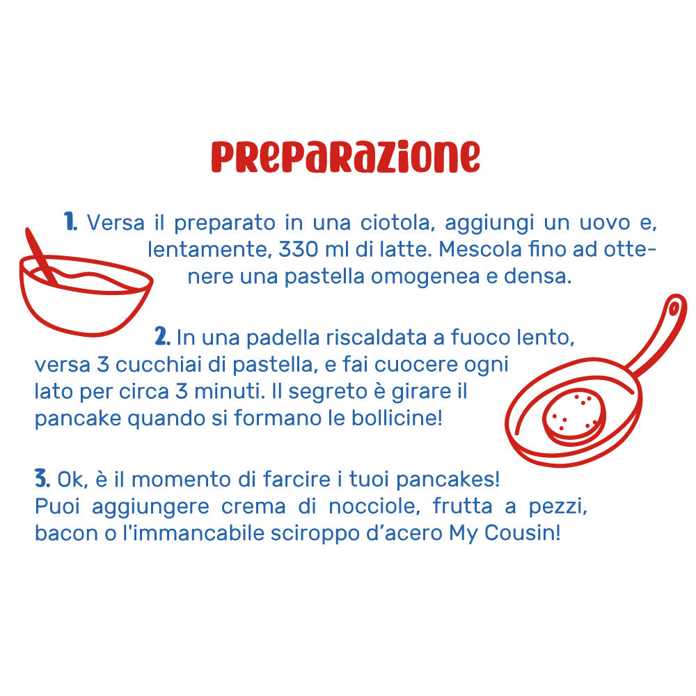American Uncle Priprema za palačinke, priprema za 10 palačinki od 250g 